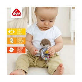 babyFEHN - Дрънкалка-ринг Видра Otter Theo, 14см