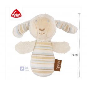 babyFEHN - Мини дрънкалка Sheep Baby Love, 10 см