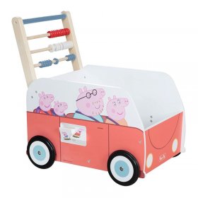 Проходилка за бутане Roba Push & Motor Skills Bus Peppa Pig