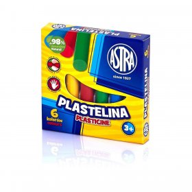 Комплект пластилин, Astra, 6 цвята
