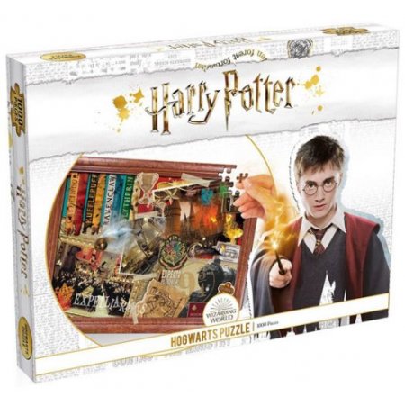 Пъзел, Winning Moves, Harry Potter, Hogwarts, 1000 части