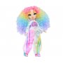 Кукла Rainbow High - Кукла с маркери за издухване, с дълга къдрава коса и панталон