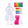 Кукла Rainbow High - Кукла с маркери за издухване, с дълга къдрава коса и панталон