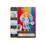 Кукла Rainbow High - Кукла с маркери за издухване, с дълга къдрава коса и панталон