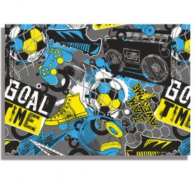 Блок за рисуване №4 Rainbow - Goal Time, 190 g, 10 листа