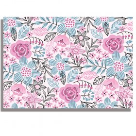 Блок за рисуване №4 Rainbow - Flowers, 190 g, 10 листа