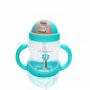 Cangaroo - Чаша с пластмасова сламка 280ml Boo C0582 син