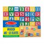 Дървени кубчета Melissa and Doug ABC/123 11900