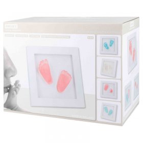 3D oтпечатък за бебе за ръчичка и краче Dooky Crystal Memories Deluxe, с рамка