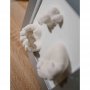Комплект кутия за бебешки съкровища и 3D отпечатък за бебе за ръчичка и краче Dooky с рамка