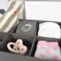 Комплект кутия за бебешки съкровища и 3D отпечатък за бебе за ръчичка и краче Dooky с рамка
