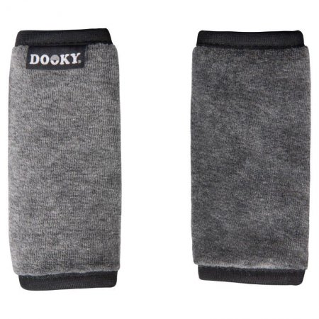 Протектор за автомобилен колан Dooky сив, 2 бр.