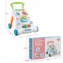 Проходилка за бутане Raya Toys с активити център, музикална