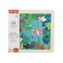 Дървен мини пъзел Fisher Price, насекоми и буболечки