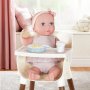 Комплект аксесоари за кукла, Battat, Lulla Baby, Столче за хранене, 14 части