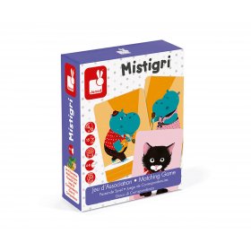 Настолна игра за съчетаване Janod - Mistigri