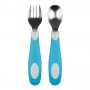 Комплект виличка и лъжичка Dr.Browns Син 12+m