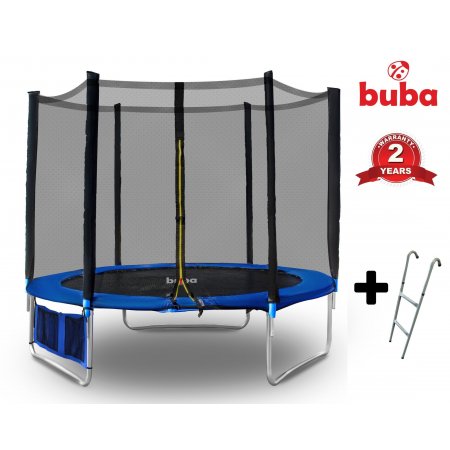 Buba  -  Детски батут Buba 6FT (183 см) с мрежа и стълба