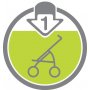 Britax Romer - Количка  Affinity - Кафява