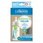Dr Browns - Шише стъклено Natural Flow Options+ Narrow 2бр. 120 ml SB42003-P2