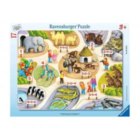 Пъзел Ravensburger 17 ел. - Моите първи числа до 5