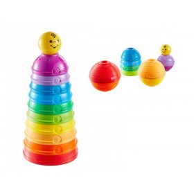 Кула за подреждане с разноцветни чашки Fisher Price