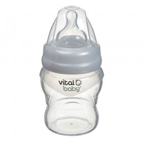 Силиконово шише за подпомагане на храненето Anti-Colic 150 мл. 0+ Vital Baby