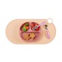 Силиконова Чиния С Вакуум 4+ Месеца Розова Vital Baby