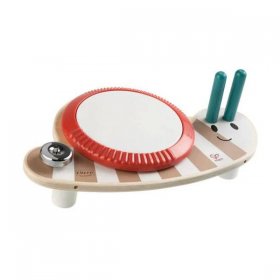 Музикална играчка, Hape, Барабан, Охлюв, 31 см
