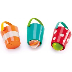 Hape - Шарени кофички за баня комплект