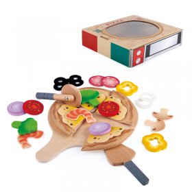 Hape - Дървен комплект - Пица H3173