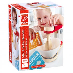 Hape - Детски дървен миксер H3147