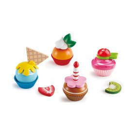 Hape - Комплект дървени сладкиши Къпкейк H3157