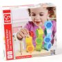 Hape - Разноцветни дървени форми за нанизване