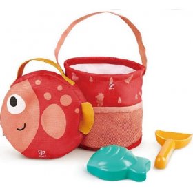 Hape - Сгъваем комплект за плаж в раничка H4093