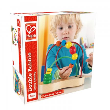 Hape - Броеница с дървена основа малка