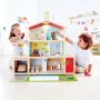 Hape - Дървена къща Имение с обзавеждане и кукли H3405