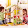 Hape - Дървена къща за кукли обзаведена H3401