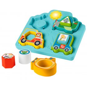 Музикален пъзел-сортер Fisher Price, превозни средства