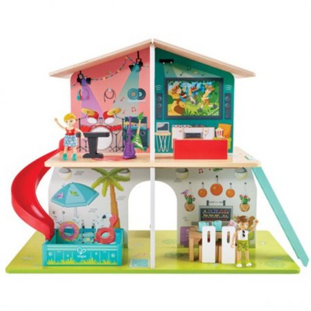 Hape - Дървена музикална къща с обзавеждане, 31 части