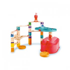 Hape - Комплект дървена писта с топчета, Quadrilla, 90 части