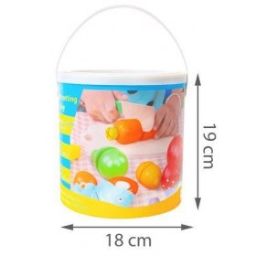 Дървени играчки за готвене - Плодове и зеленчуци с кофа