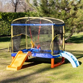 Chipolino - Голям батут Playground 200 см.с пърз.син