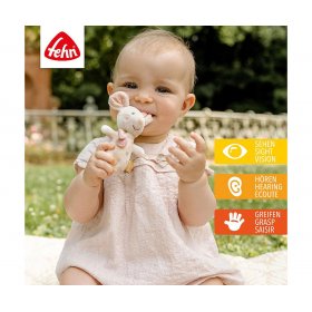 babyFEHN - Дрънкалка мишле FehnLand, 11 см