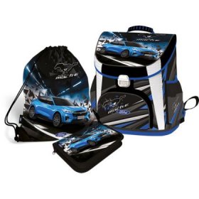 FORD MUSTANG LIGHTENING комплект 3 в 1 - раница, несесер, спортна торба