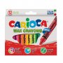 Carioca - Восъчни пастели 12 цвята JUMBO