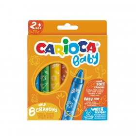 Carioca - Пастели супер меки 8 цвята Baby - акварелни