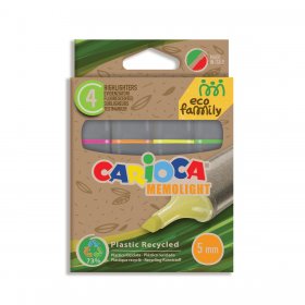 Carioca - Текст маркери 4 цвята Memo EcoFamily