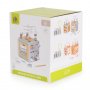 Moni toys - Дървен активен куб W11B316-син