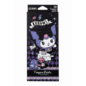 Темперни бои в тубички 12 цвята Colorino Kuromi